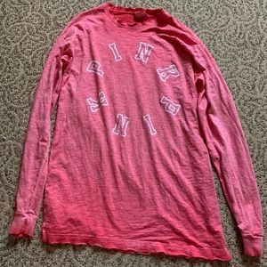 VS pink long sleeve shirt